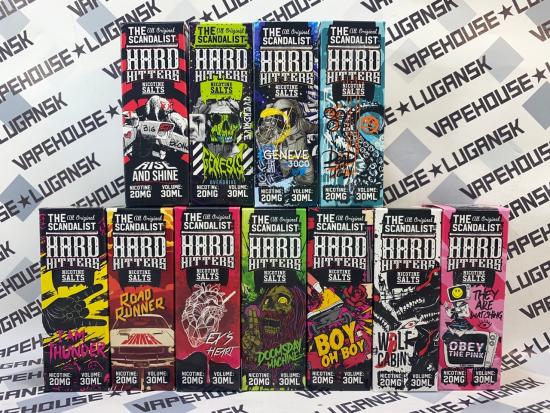 The Scandalist Hard Hitters 30мл 20мг Hard 50/50