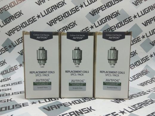 Испаритель Justfog 14/16 Organic Cotton Coil 1.6ohm