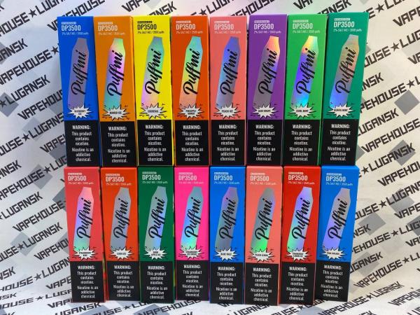 Одноразовый PuffMi DP3500 (3500 затяжек, дозаряжаемый)