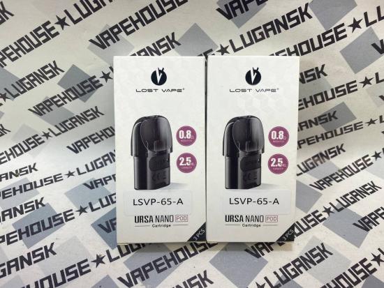 Картридж Lost Vape URSA NANO 0,6 ohm, 0,8 ohm