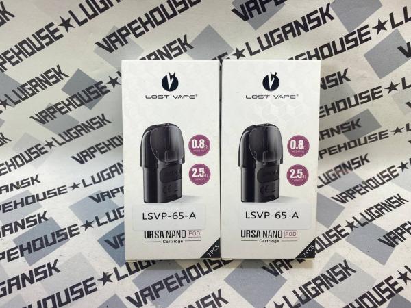 Картридж Lost Vape URSA NANO 0,6 ohm, 0,8 ohm
