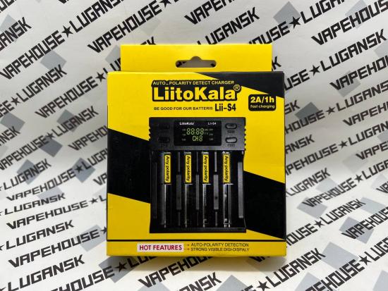 Зарядное устройство Liitokala Lii-S4 с экраном (4 акб)