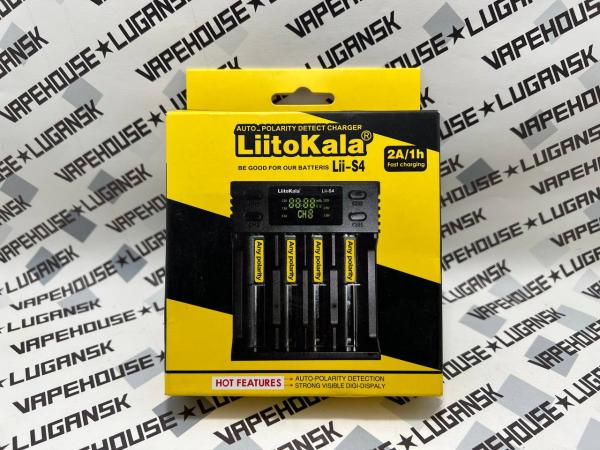 Зарядное устройство Liitokala Lii-S4 с экраном (4 акб)