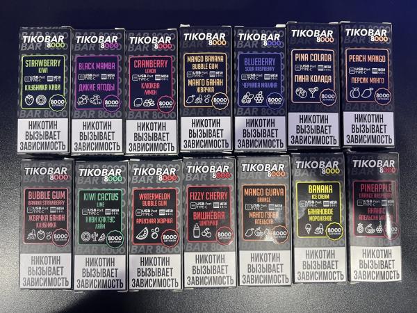 Одноразовый под TIKOBAR 8000 тяг 2%